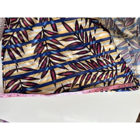 Leaf  Print Half Sleeve Kimono Cardigan Loose Cover Up - Picture 2 of 3